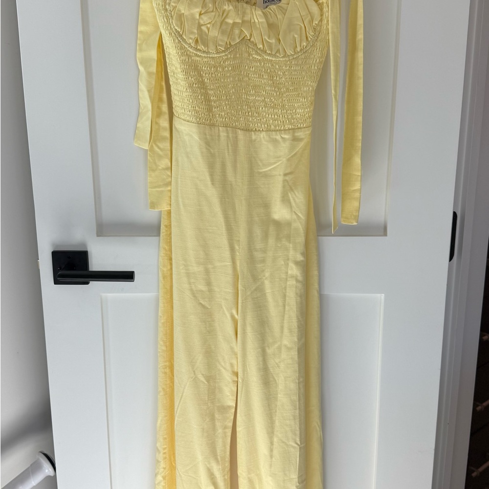 House of CB Yellow Sleeveless one piece